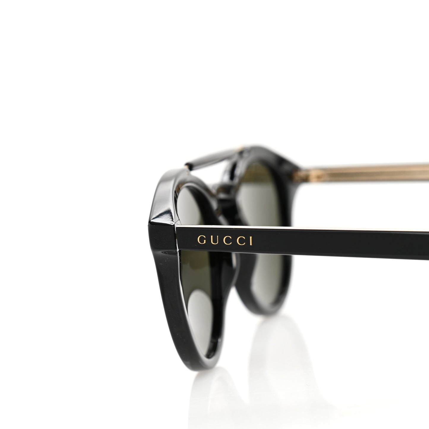 Round Avana Sunglasses GG0124SA Black Tortoise