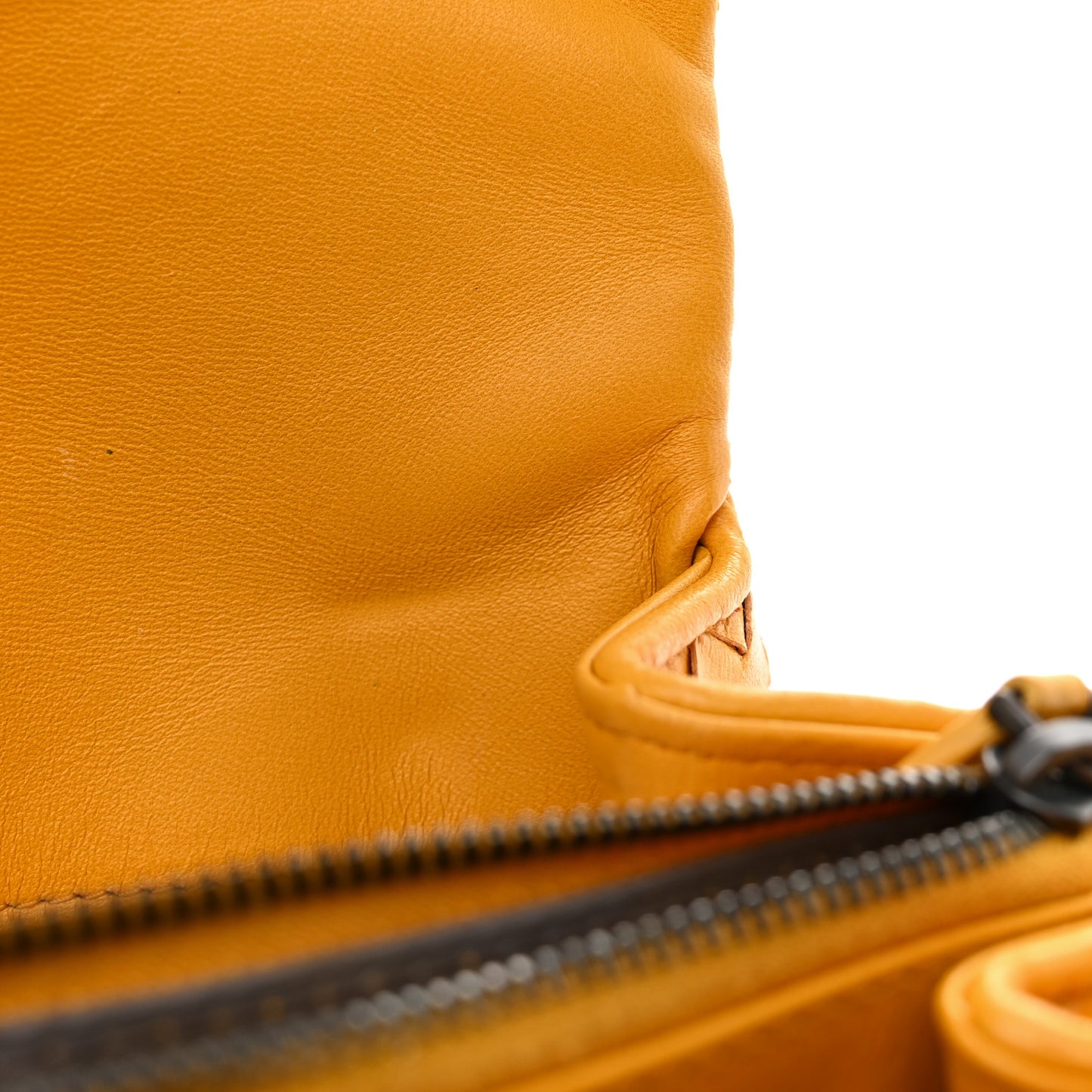 Nappa Intrecciato Flap Clutch Sapphire