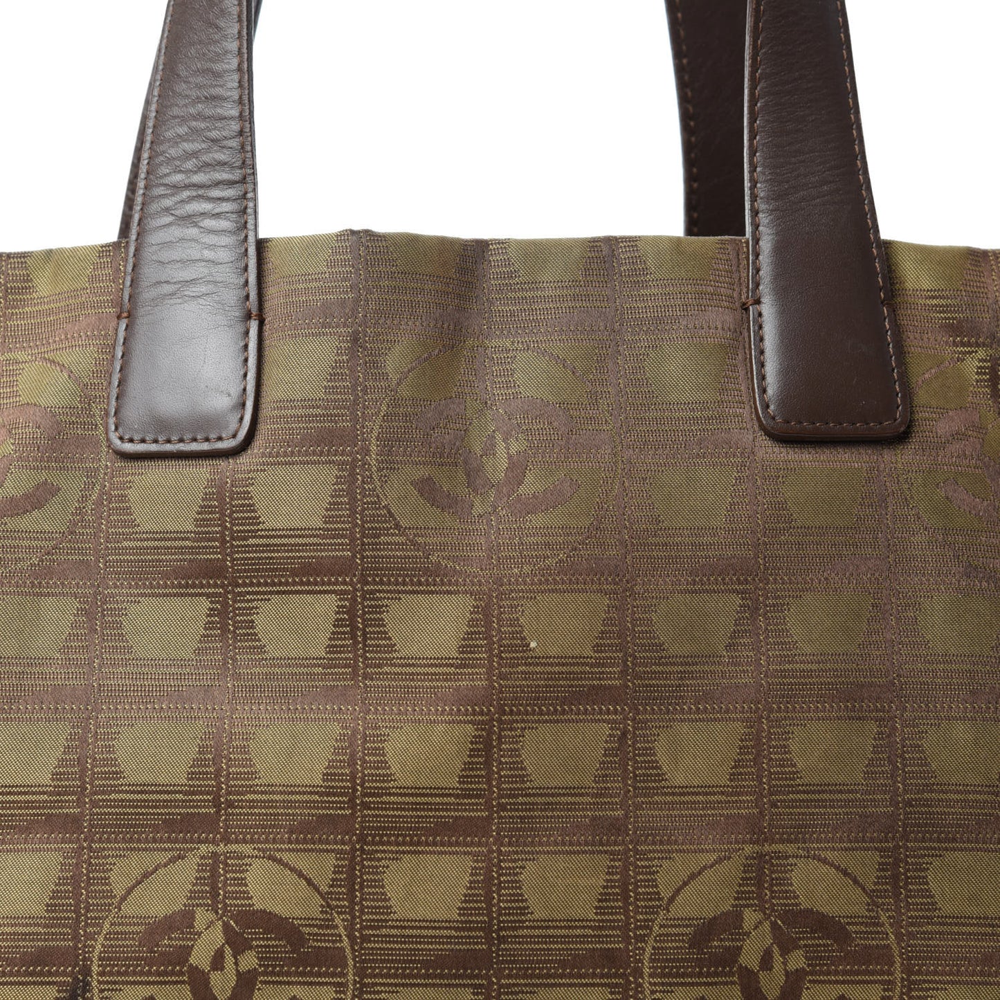 Nylon Medium Travel Tote Khaki