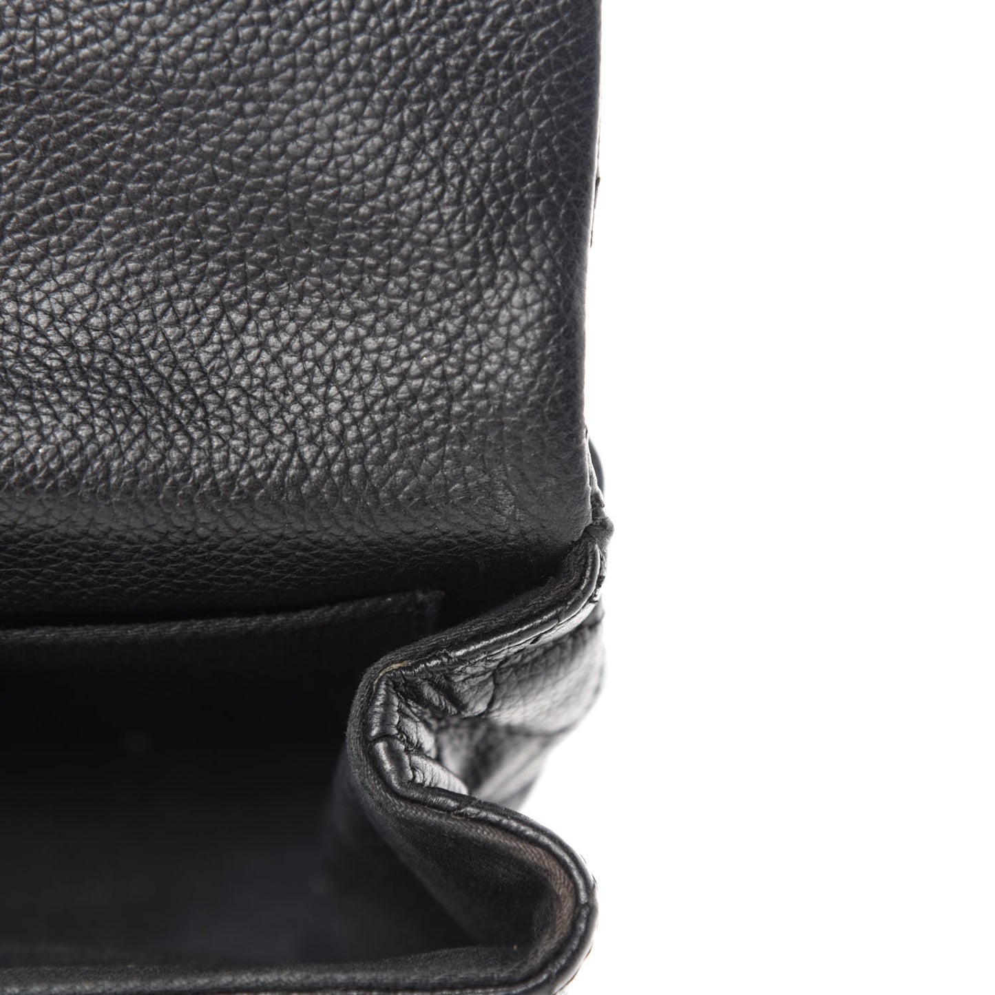 Grained Calfskin Quilted 2.55 Reissue Flap Belt Bag Clutch Black