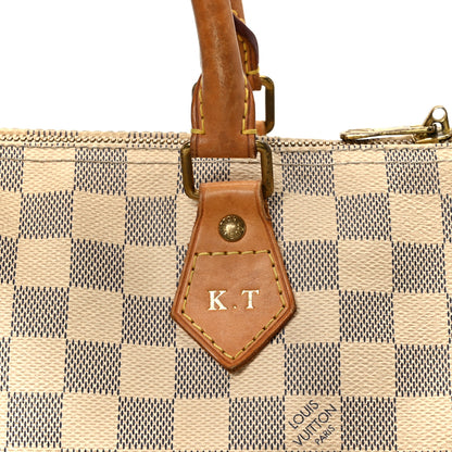 Louis Vuitton Damier Azur Speedy Bandouliere 30 9 of 14