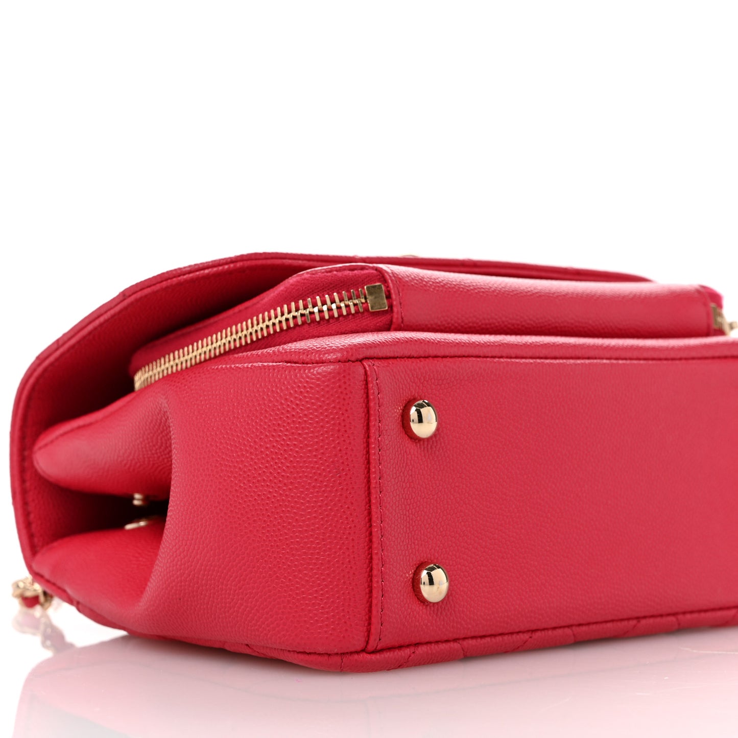 Caviar Quilted Small Business Affinity Flap Pink