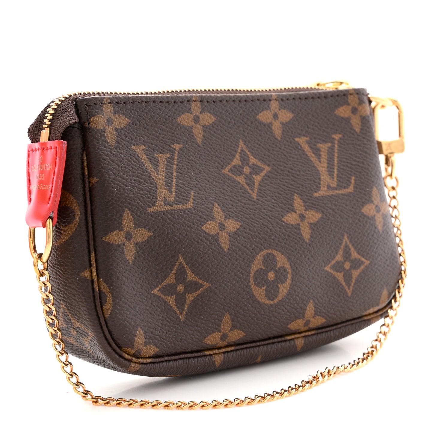 Monogram 2020 Christmas Animation Bumper Cars Mini Pochette Accessories Coquelicot