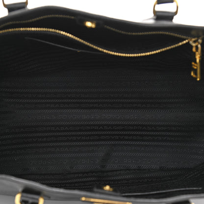 Prada Saffiano Large Galleria Double Zip Tote Black 5 of 10