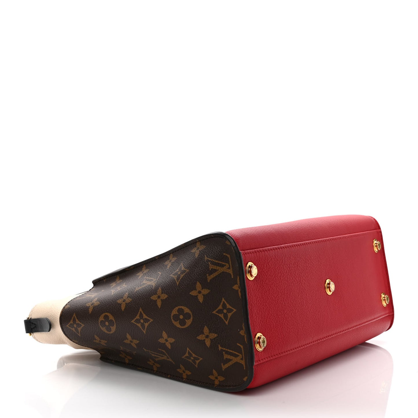 Calfskin Monogram On My Side Pirate Red