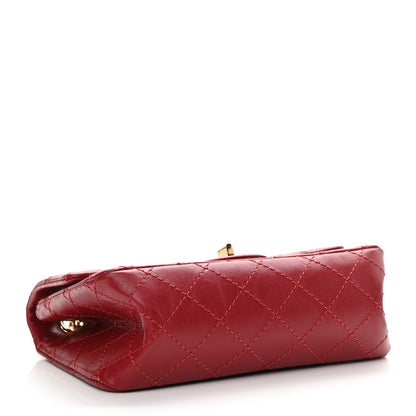 Chanel Aged Calfskin Quilted 2.55 Reissue Mini Flap Red 4 of 8