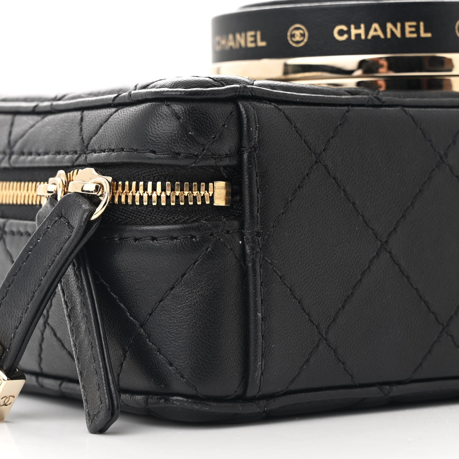 Chanel Lambskin Quilted Coco Click Bag Black 10 of 12