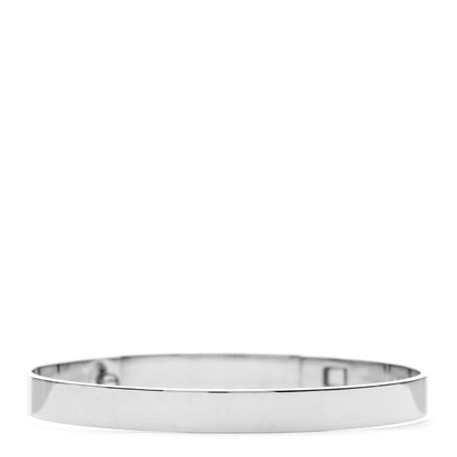 Hermes 18K White Gold Diamond PM Collier De Chien Bracelet SH 3 of 5