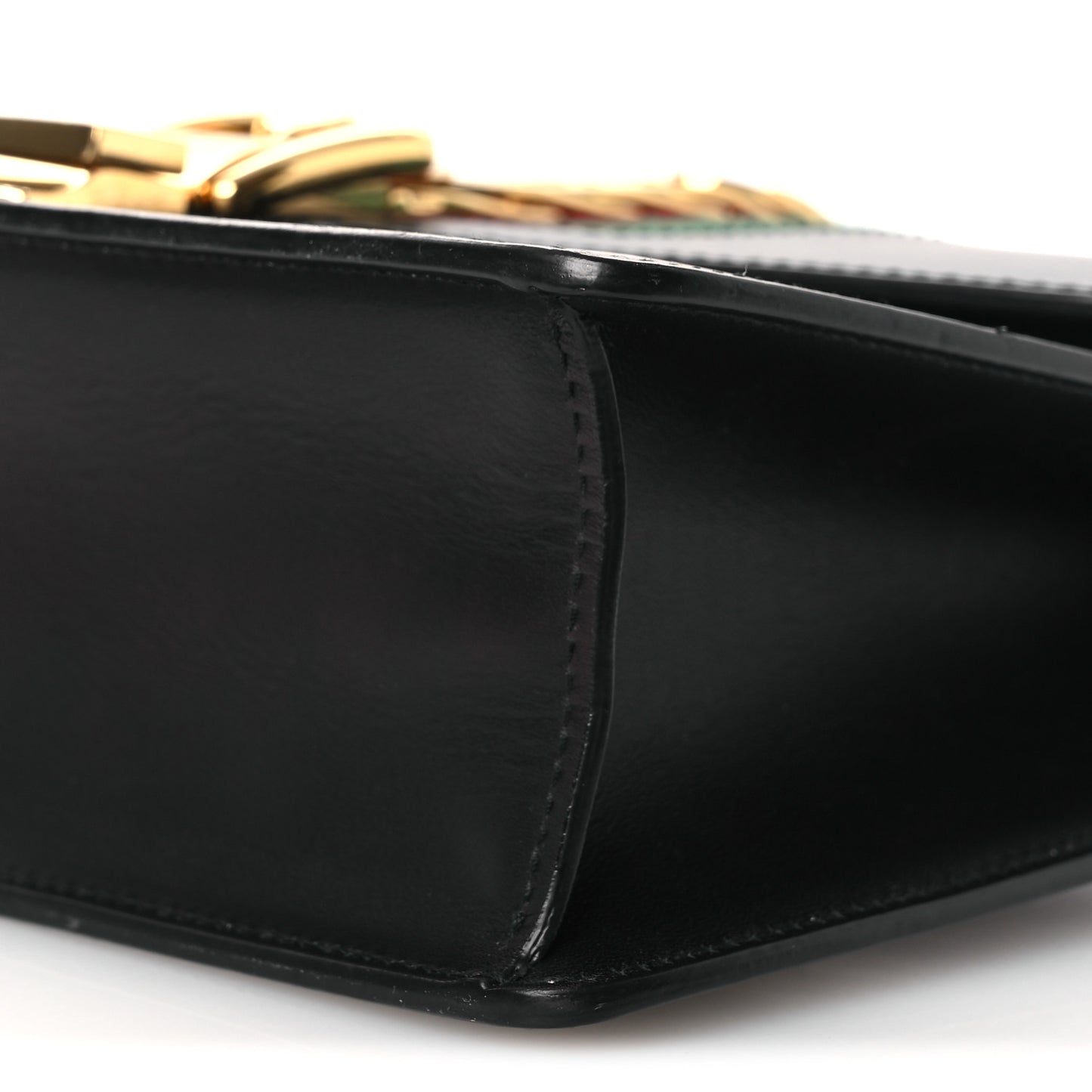 Calfskin Small Sylvie Shoulder Bag Black