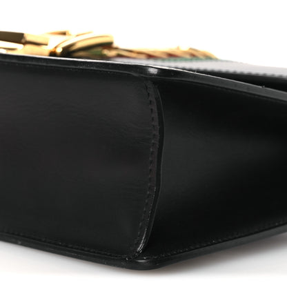 Gucci Calfskin Small Sylvie Shoulder Bag Black 10 of 15