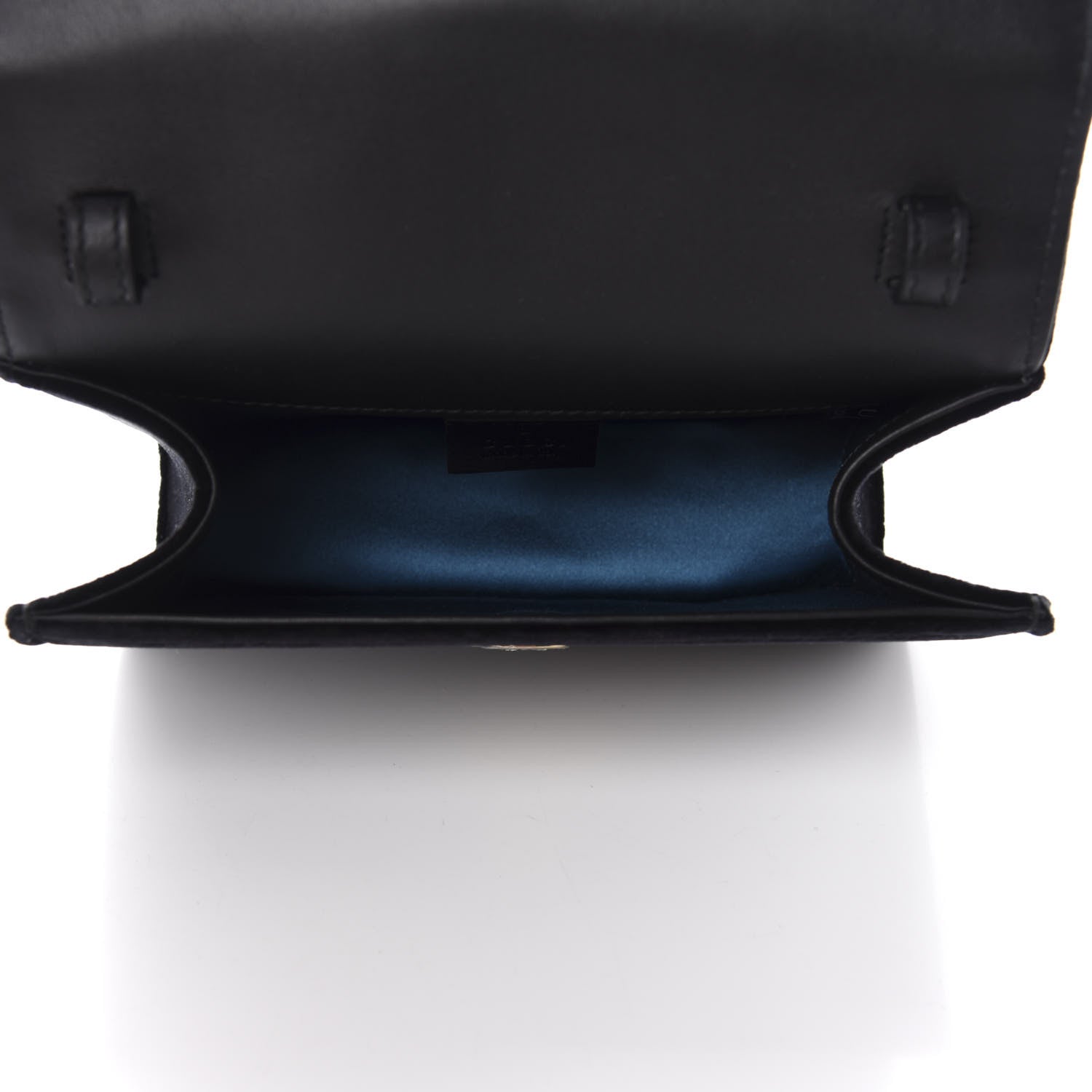 Gucci Velvet Crystal Square G Shoulder Bag Black 5 of 11
