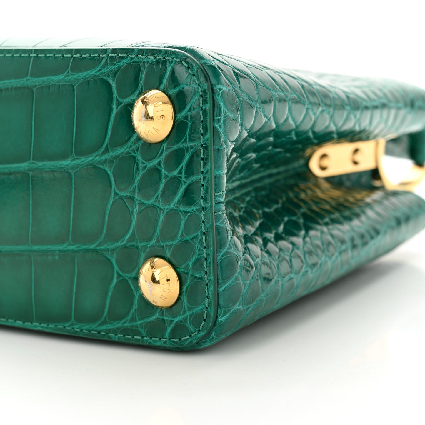 Alligator Capucines BB Emeraude