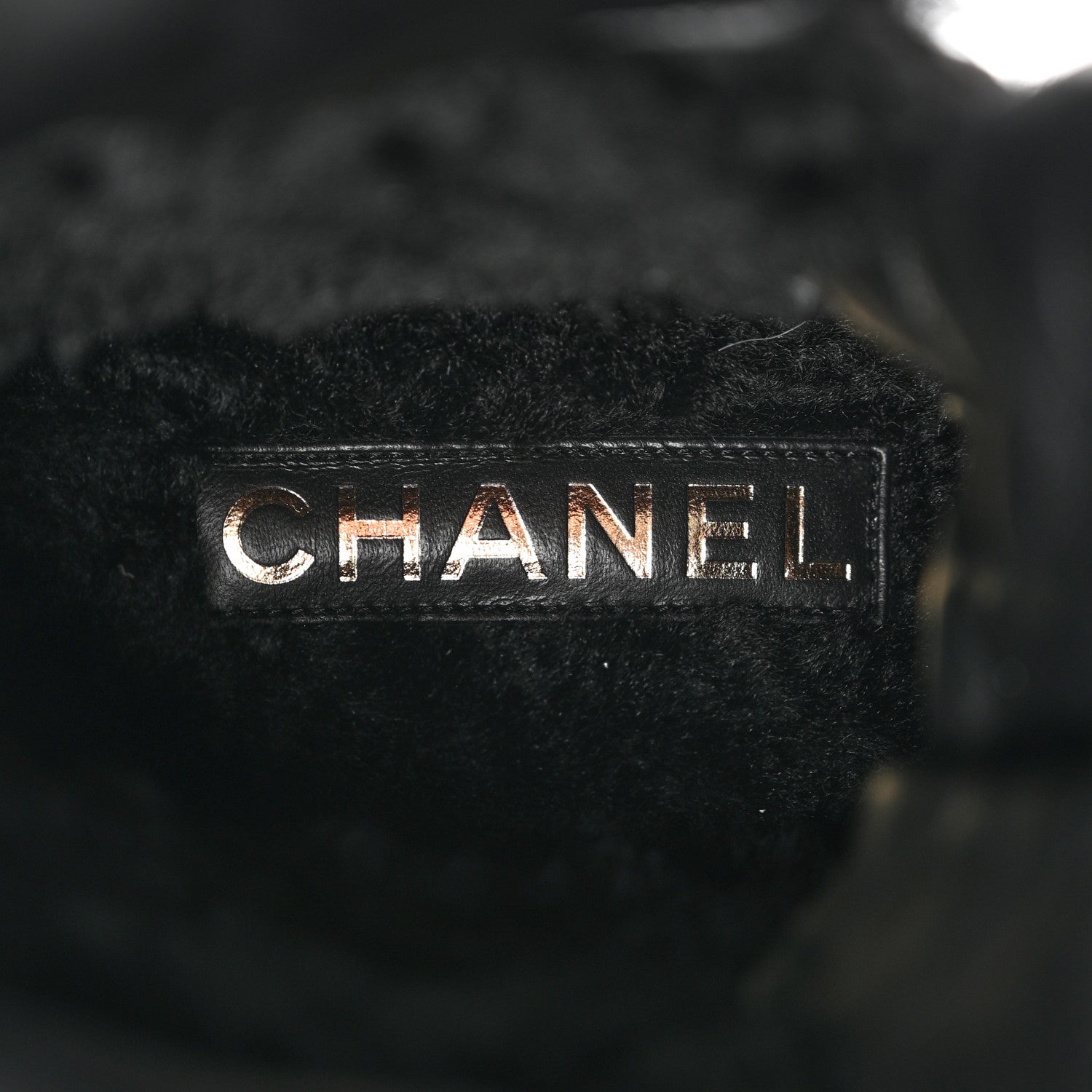 Chanel Crumpled Patent Lambskin Calfskin Quilted Lace Up Combat Boots 36.5 Black 7 of 10