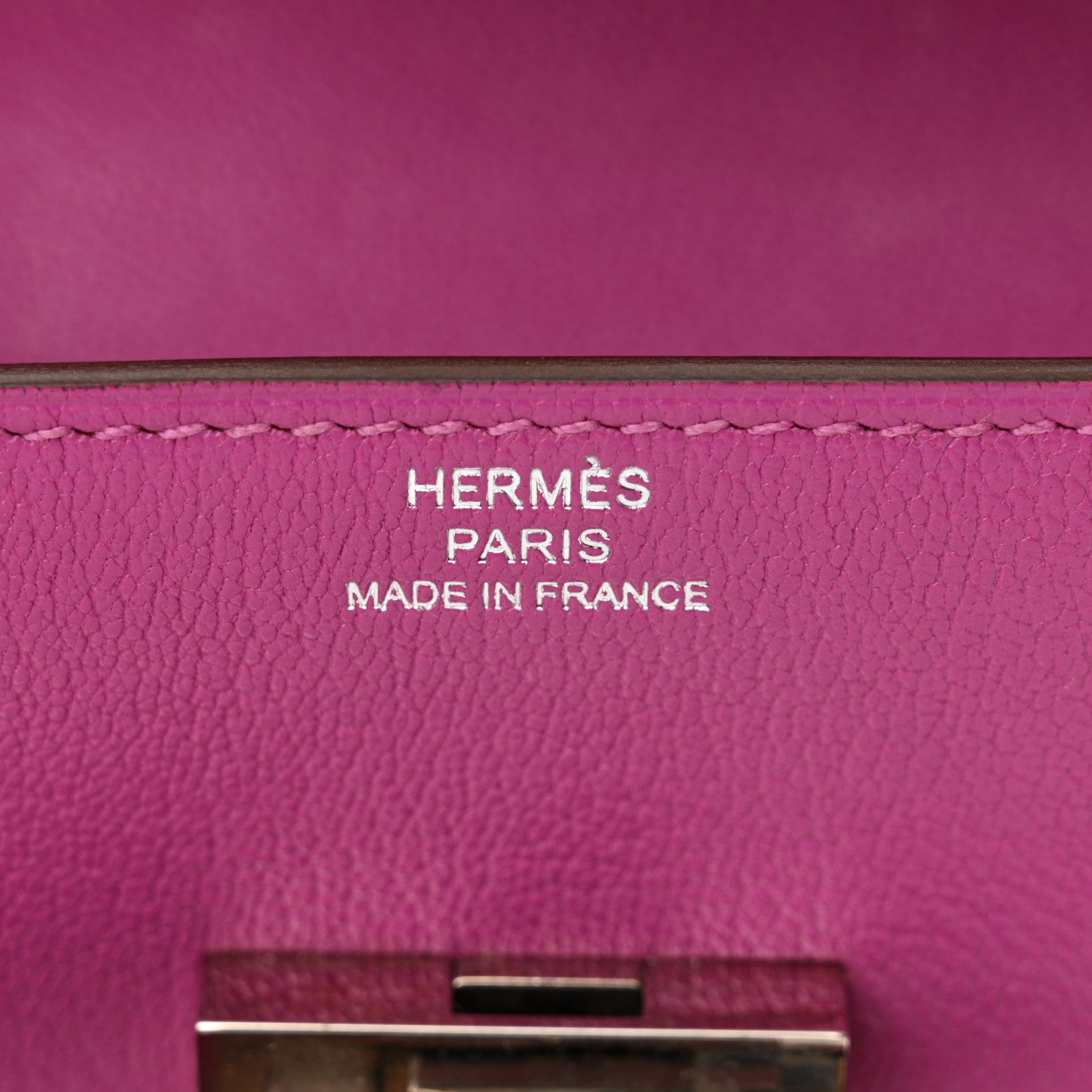 Hermes Chevre Mysore Mini Cinhetic Wallet Rose Pourpre 8 of 11