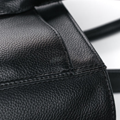 Chanel Calfskin Cerf Executive Shopper Tote Black 21 of 30