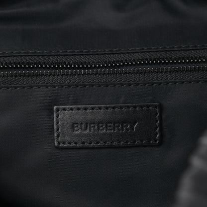 Burberry Nylon Logo Print Small Wilfin Backpack Black 6 of 10
