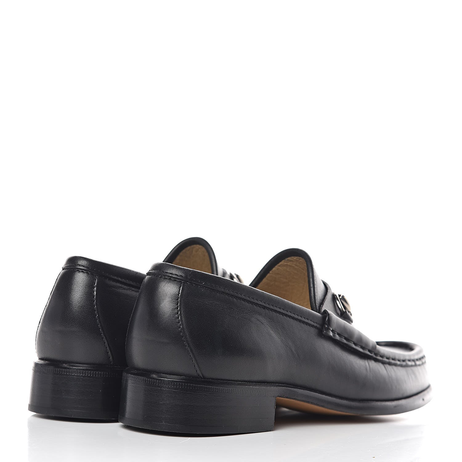 Gucci Calfskin Womens 1953 Horsebit Loafers 6 Black 3 of 11