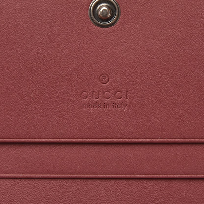Gucci GG Supreme Monogram Blooms Card Case Beige Multicolor Dry Rose 6 of 8