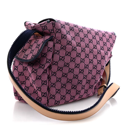 Gucci Monogram Multicolor Diaper Bag Pink Blue 4 of 14