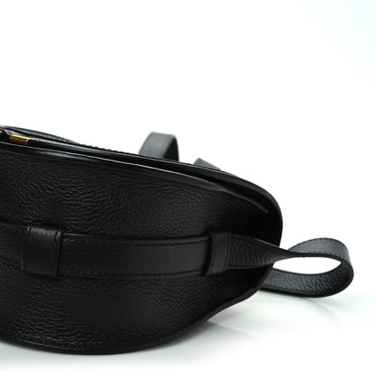 Chloe Grained Calfskin Small Marcie Saddle Bag Black 11 of 12