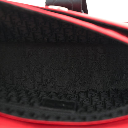 Christian Dior Silk Jersey Crystal Hardcore Clutch Red 5 of 12