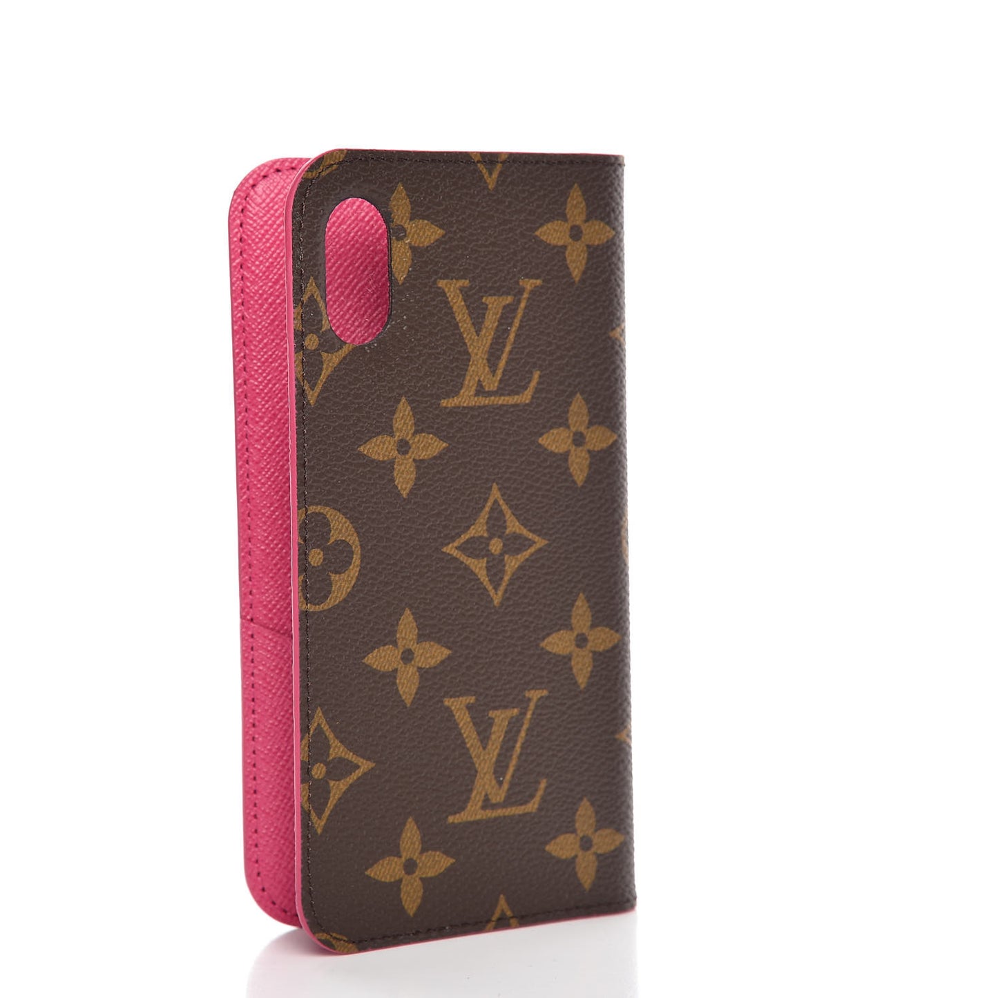 Monogram iPhone X Folio Case Rose Pop