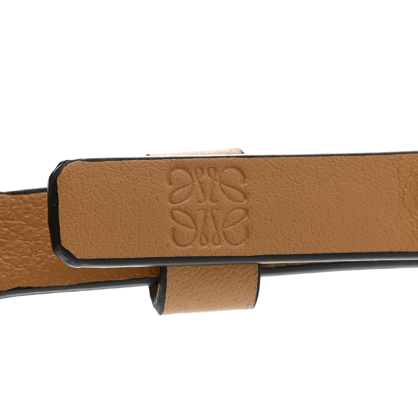 Calfskin Arrow Short Strap Brown
