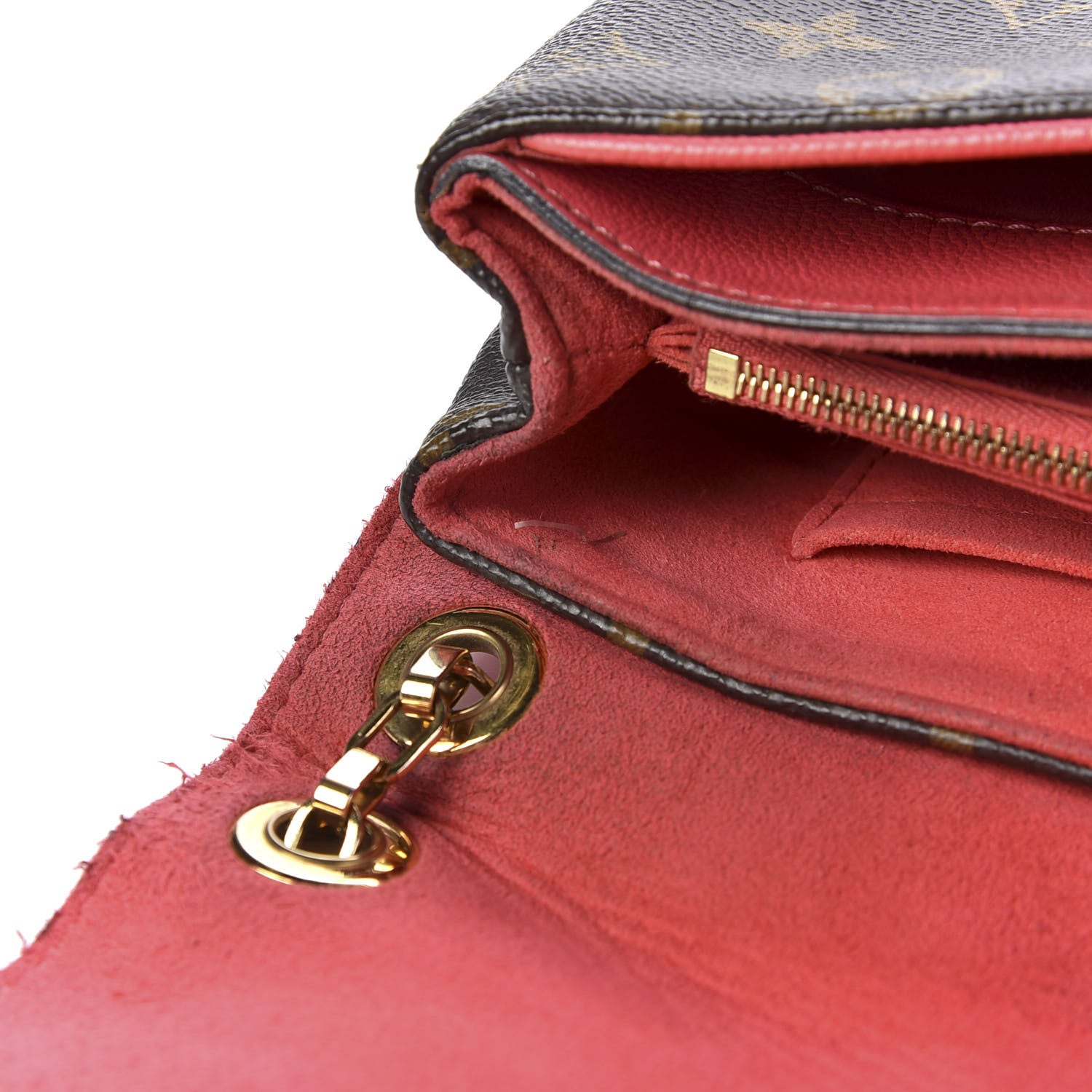 Louis Vuitton Monogram Pallas Chain Rose Litchi 9 of 12
