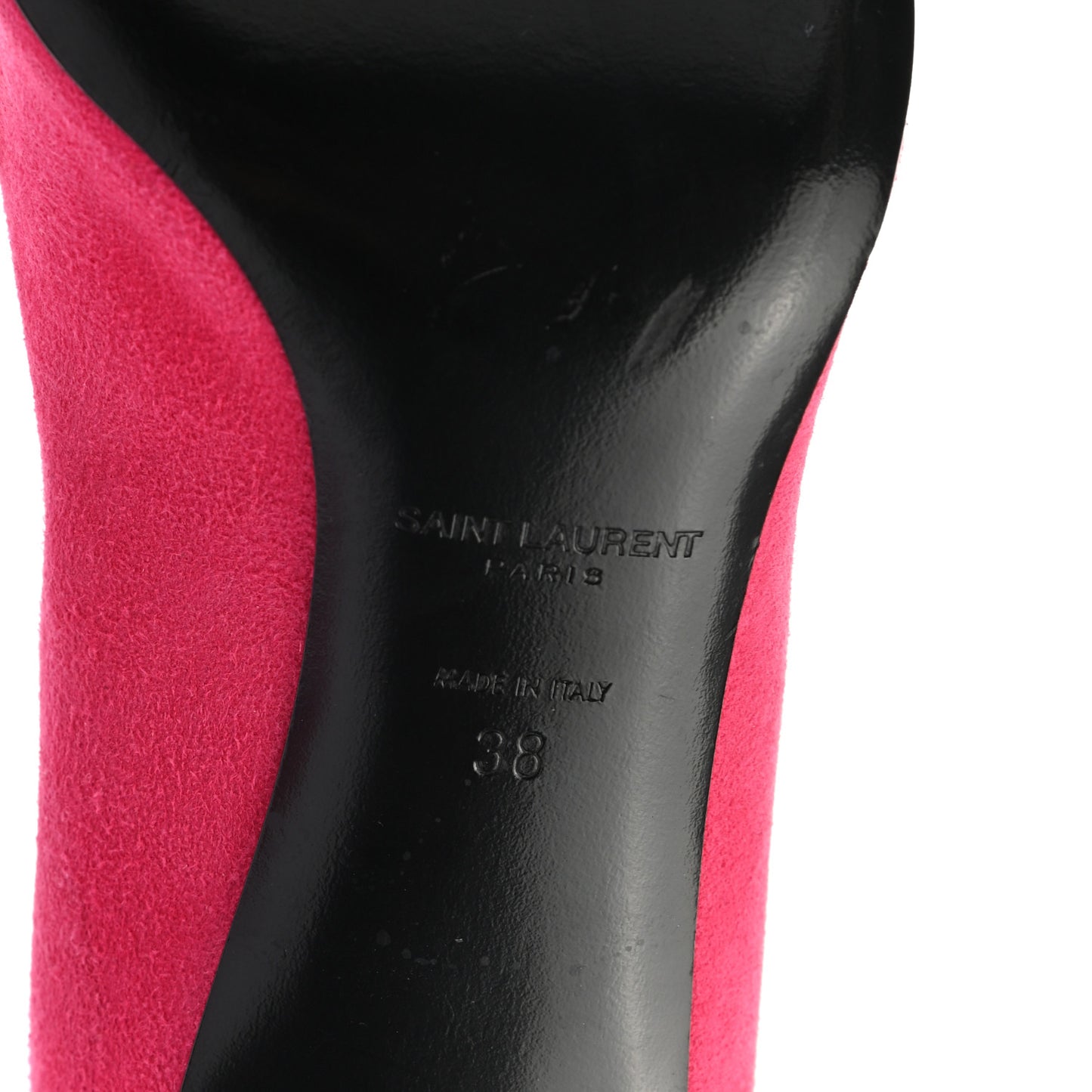 Suede Calfskin Anja 85 Pumps 38 Hot Pink