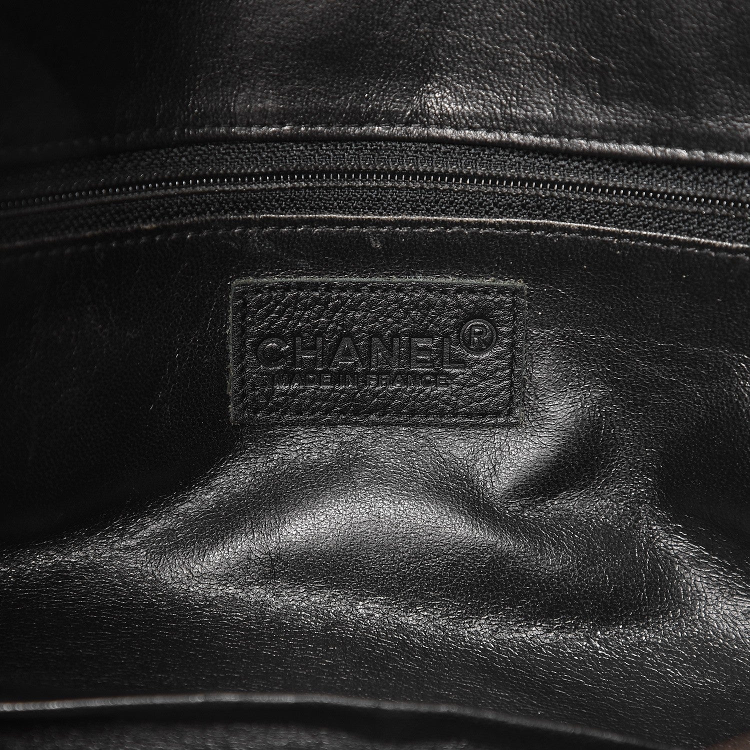 Chanel Caviar Patent Large Bowler Black 6 of 10