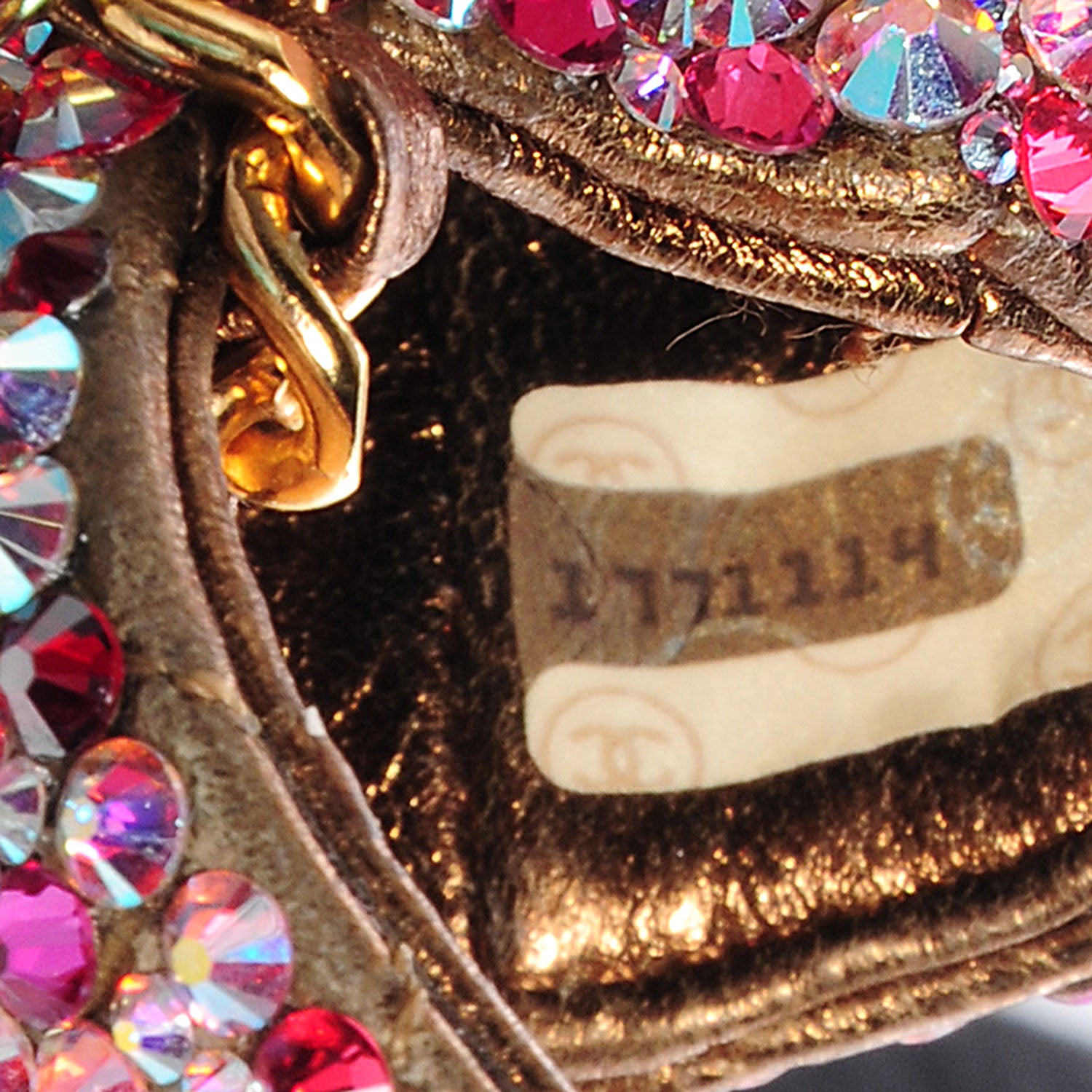 Chanel Strass Encrusted Micro Flap Pink 7 of 7