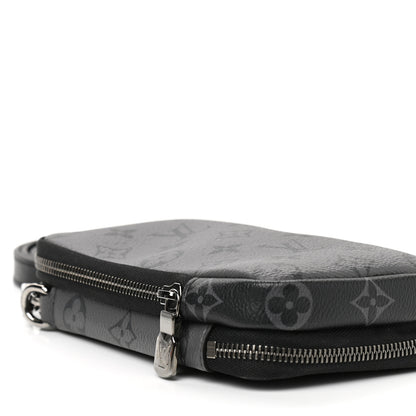 Louis Vuitton Monogram Eclipse Reverse Double Phone Pouch 9 of 10