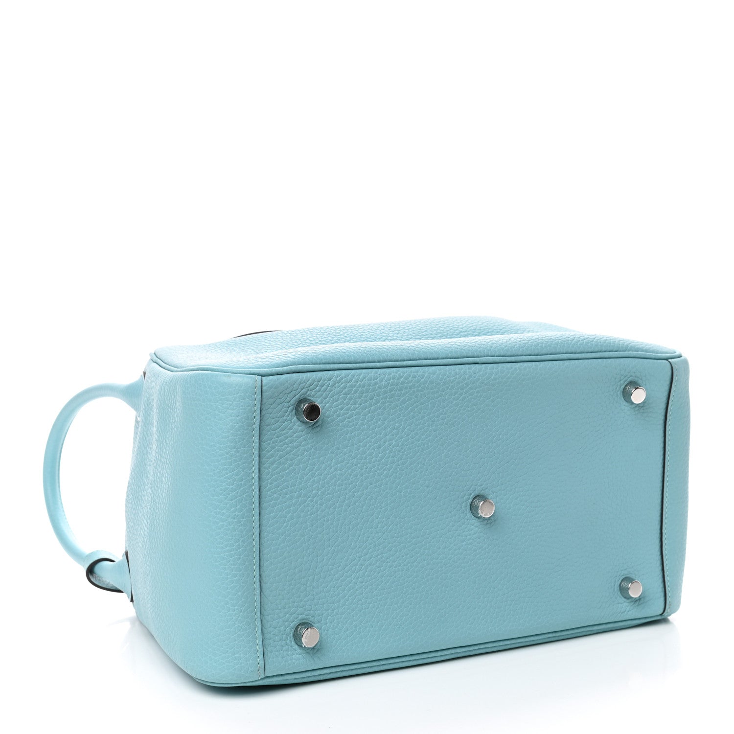 Hermes Taurillon Clemence Lindy 30 Bleu Atoll 3 of 4