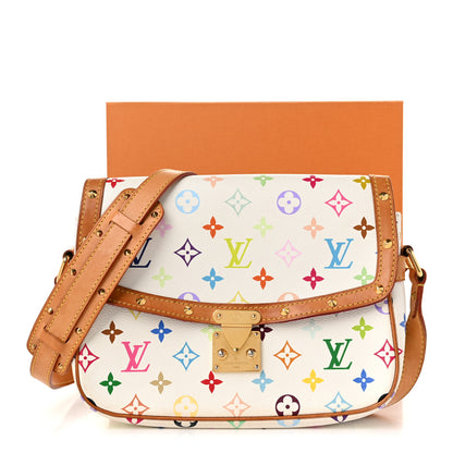 Louis Vuitton Monogram Multicolor Sologne White 10 of 10