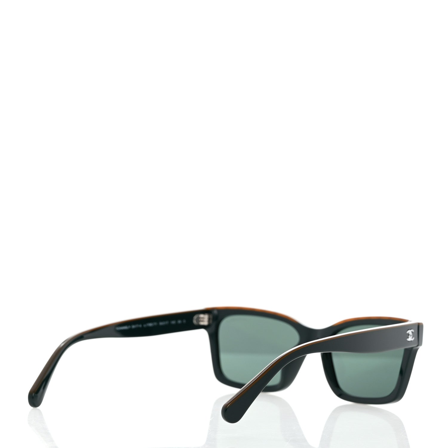 Chanel Acetate Square Sunglasses 5417 Green 4 of 8