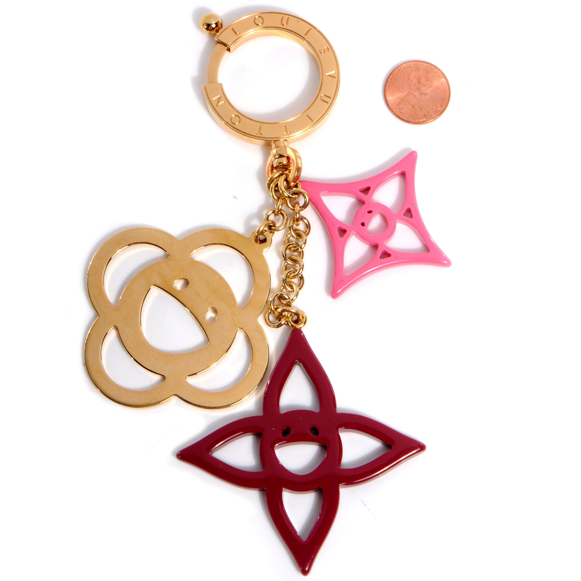 Louis Vuitton Cosmic Blossom Bag Charm Rose 2 of 4