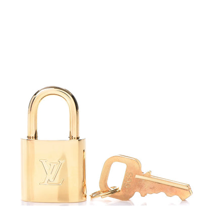 Louis Vuitton Brass Lock and 2 Keys Set #666 1 of 5