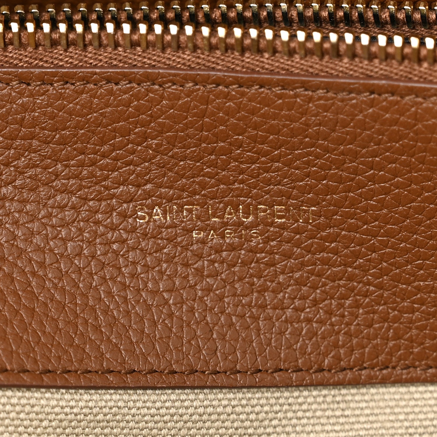 Saint Laurent Calfskin Large Sac De Jour Carryall Toasted Brown 5 of 11