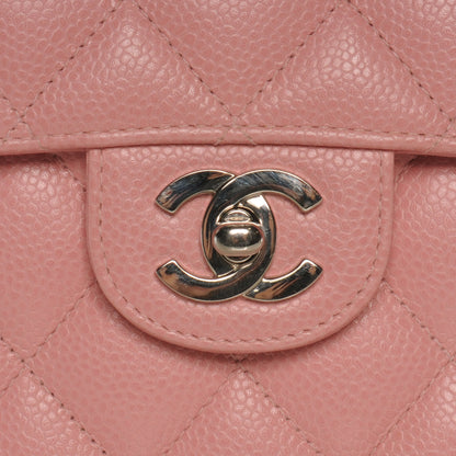 Chanel Caviar Jumbo Single Flap Pink 5 of 8