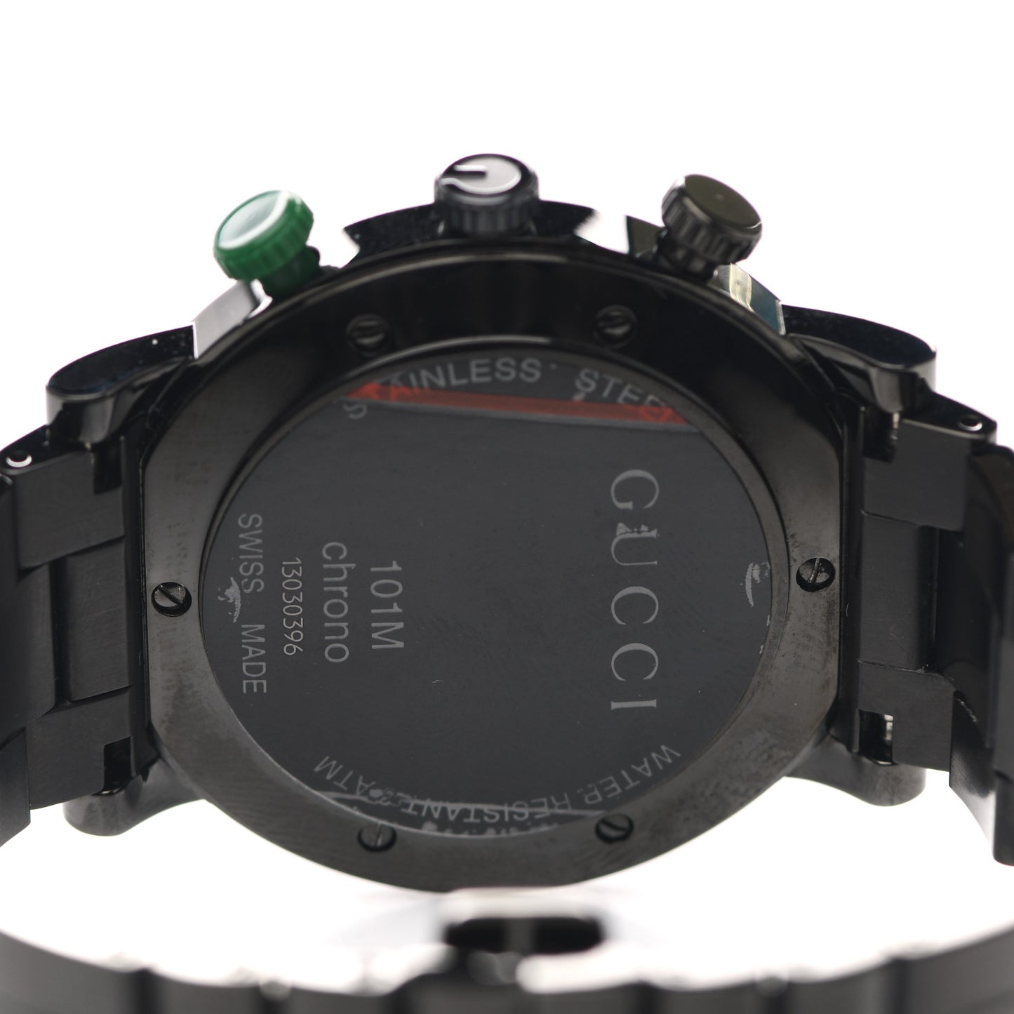 PVD Stainless Steel 44mm 101M G-Chrono Quartz Watch Black