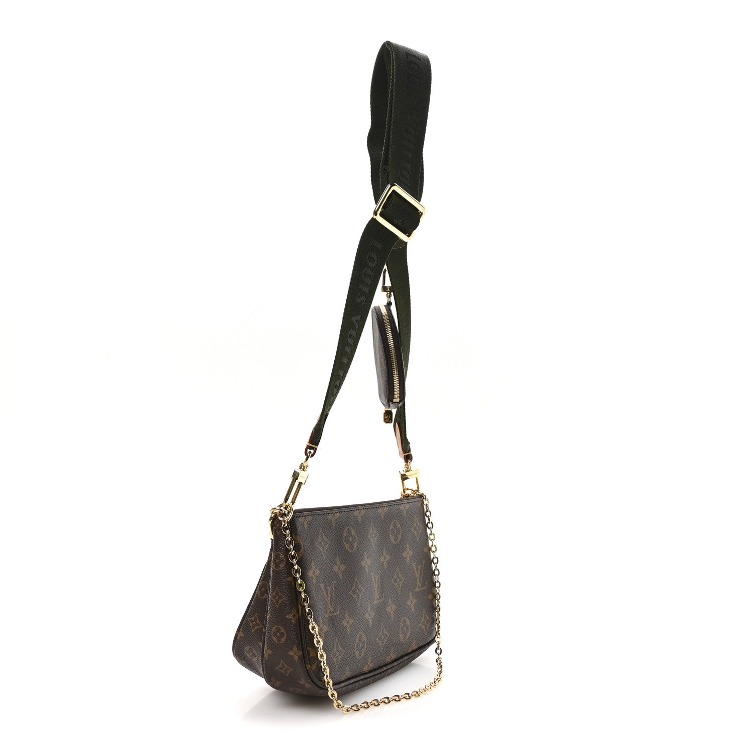 Louis Vuitton Monogram Multi Pochette Accessories Kaki 3 of 10