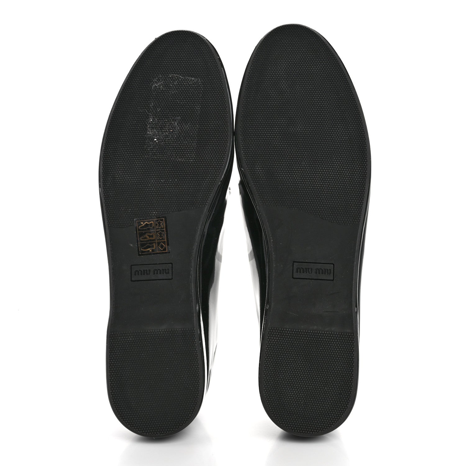 Miu Miu Vernice Soft Pearl Chain Convertible Loafers 39 Black 6 of 11