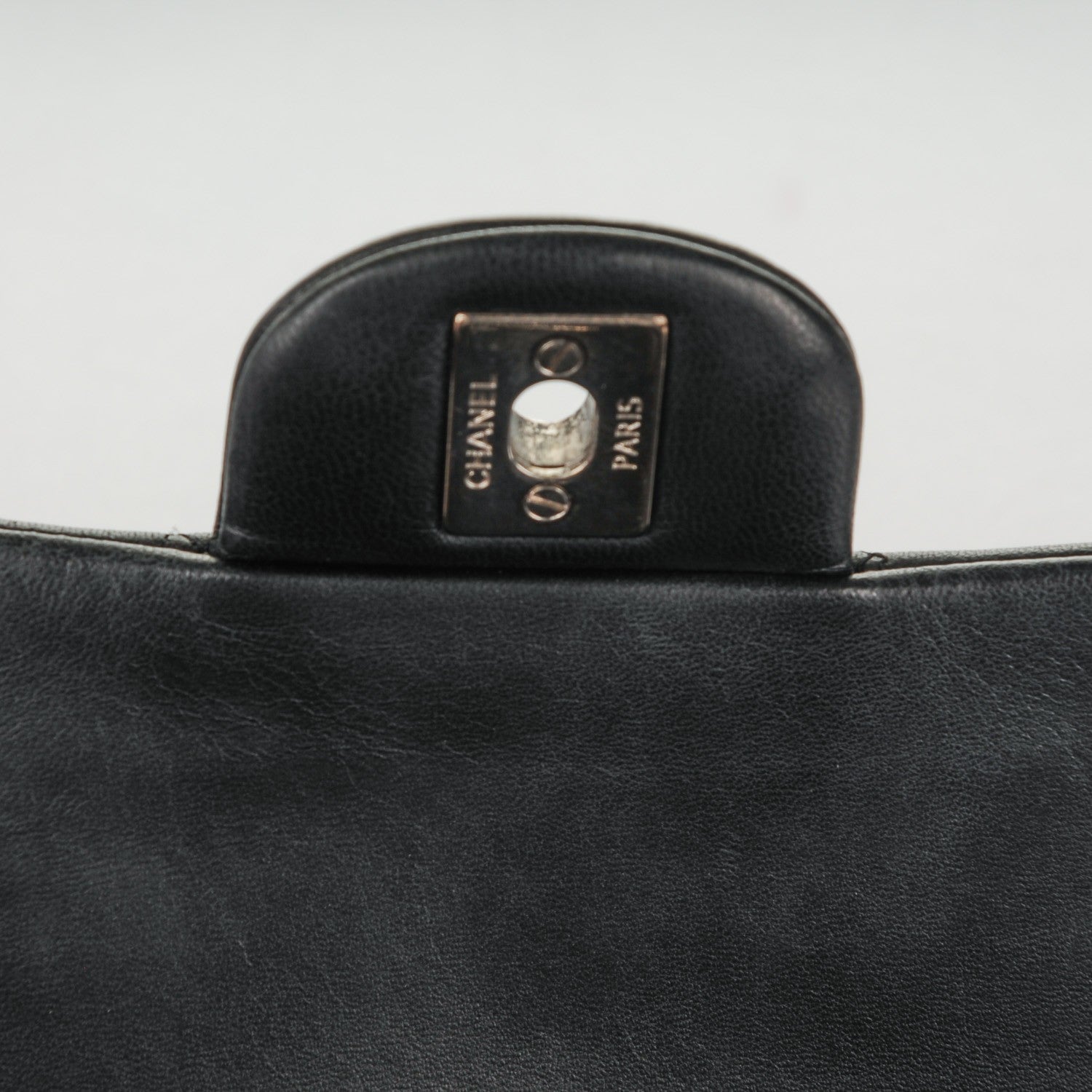 Chanel Lambskin Quilted Medium Double Flap Black 5 of 8