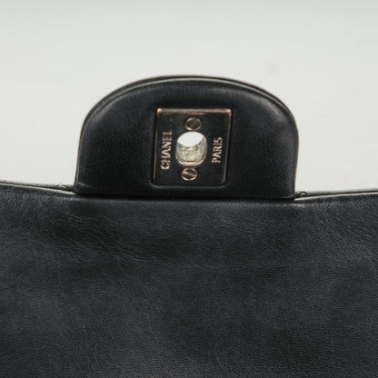 Chanel Lambskin Quilted Medium Double Flap Black 5 of 8