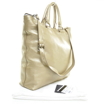 Prada Vitello Daino Tote Blond Mordore 2 of 9