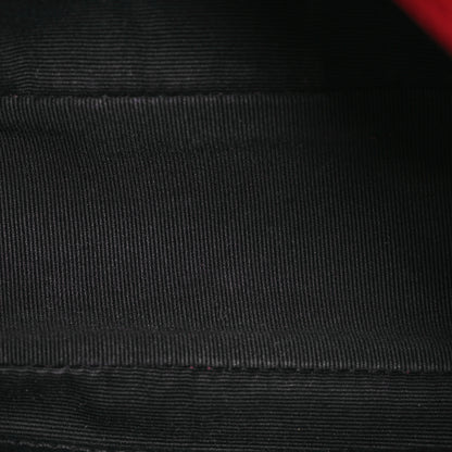 Saint Laurent Lambskin Monogram Lou Belt Bag Red 5 of 13