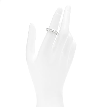 Tiffany Platinum Diamond 3.7mm Embrace Eternity Band Ring 50 5.25 2 of 5