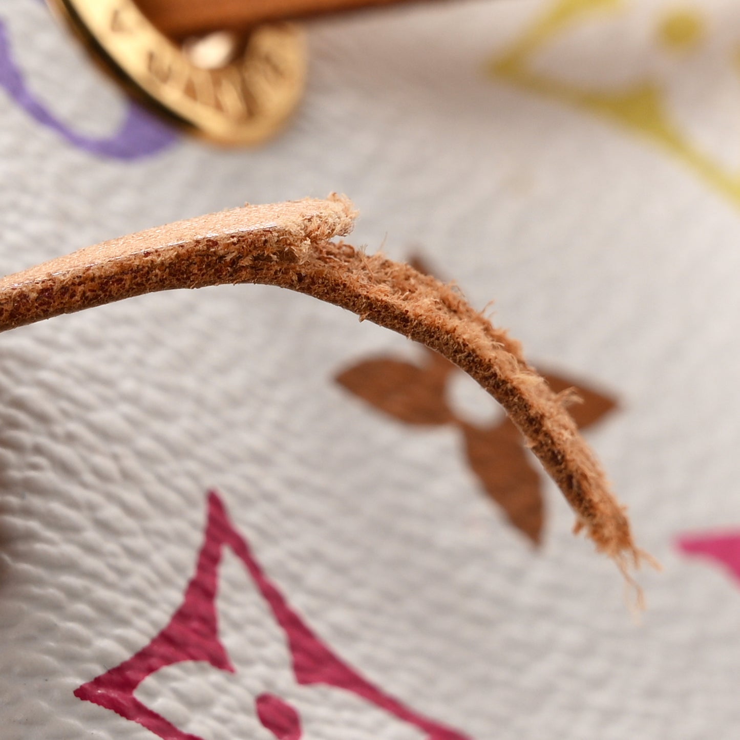 Monogram Multicolor Petit Noe White