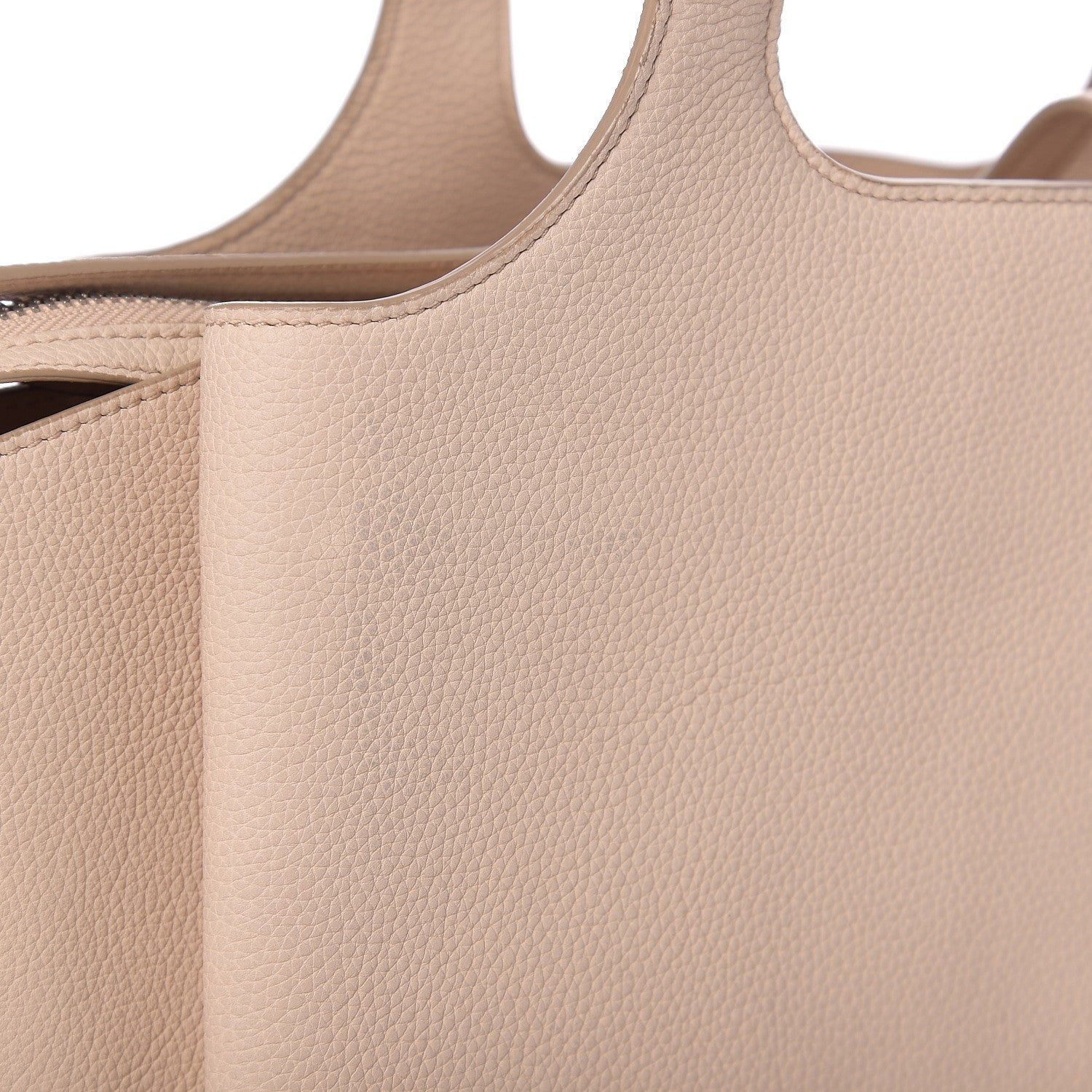 Celine Baby Grained Calfskin Small Tri-Fold Bag Powder 9 of 16