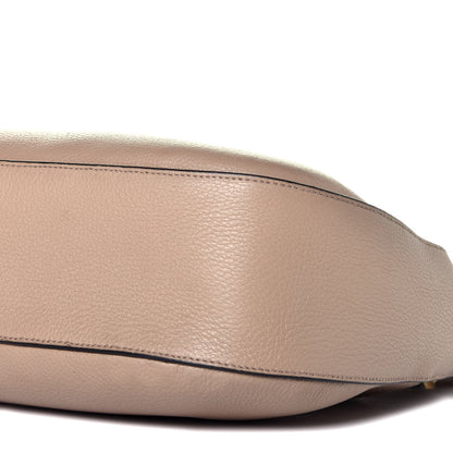 Prada Vitello Daino Zippered Hobo Messenger Cammeo 8 of 8